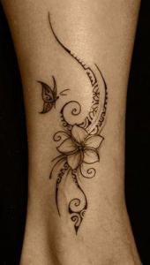 Tattoo fleur de tiare